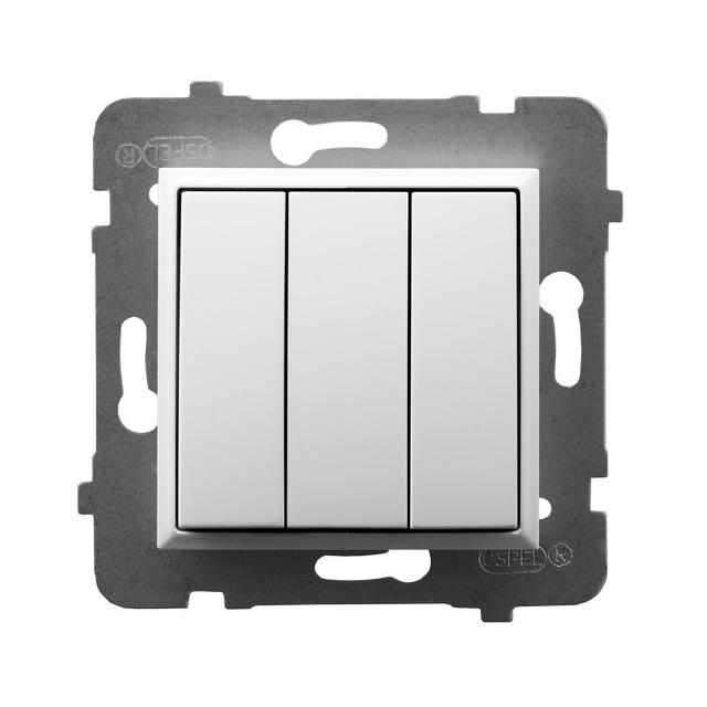 ARIA Łącznik potrójny - kolor biały