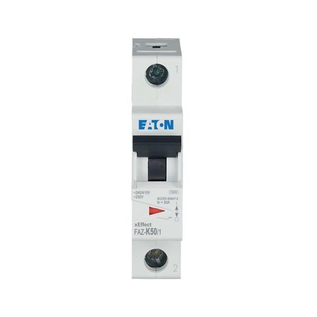 FAZ-K50/1 Wyłącznik nadprądowy 10kA K50A 1P 278604 EATON