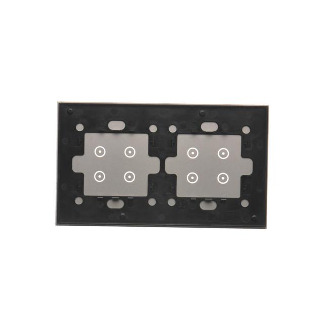 Simon 54 Touch Panel dotykowy S54 Touch 2 moduły 4 pola dotykowe+4 pola dotykowe srebrna mgła