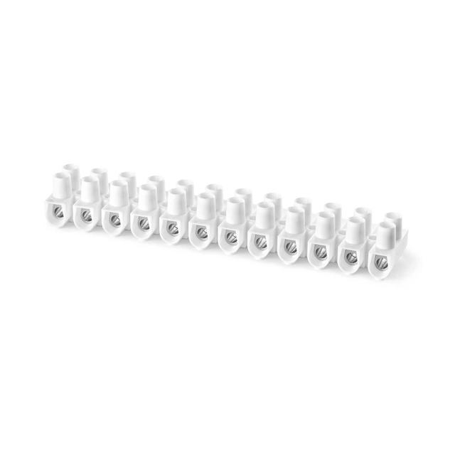 Listwa zaciskowa gwintowa 12‑torowa 10mm2 biała LTA12‑10 22512216 SIMET