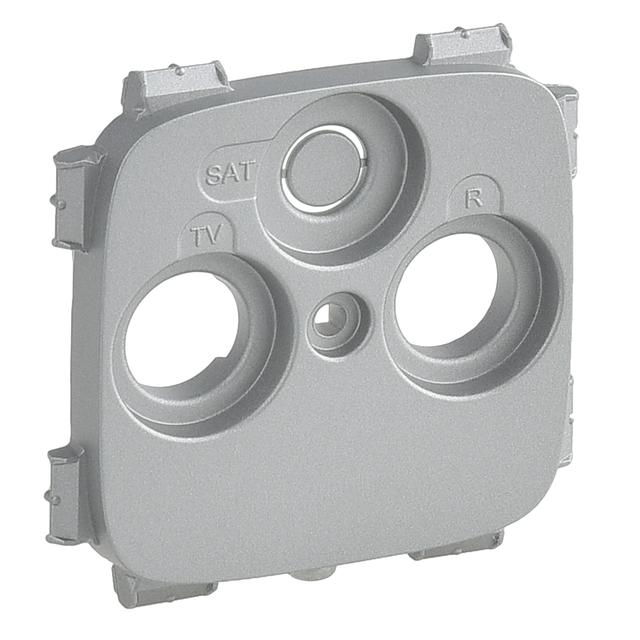 Valena Allure Plakietka Aluminium Gniazda Tv-Rd-Sat 30 Mm 754807 LEGRAND