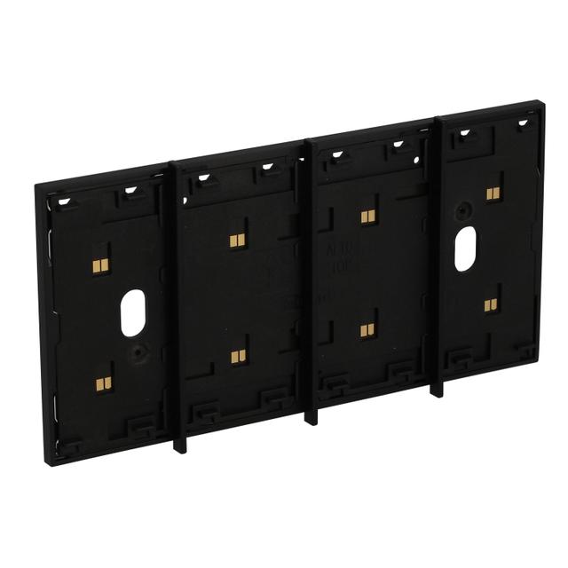 LIVING NOW 'MY HOME' - RAMKA STYKOWA - 4 MODUŁY - CZERŃ, Bticino