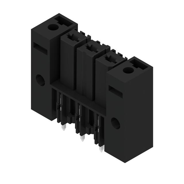 BVL 7.62HP/03/180FI 3.5SN BK BX Wtyki PCB (złącza płyty), 7.62 mm, Liczba biegunów: 3, kąt odejścia: 180° /100szt./ 1928740000 WEIDMÜLLER