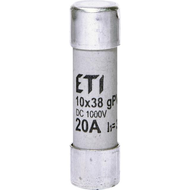 Wkładka topikowa cylindryczna PV CH10x38 gPV 20A 1000V DC 002625085 ETI