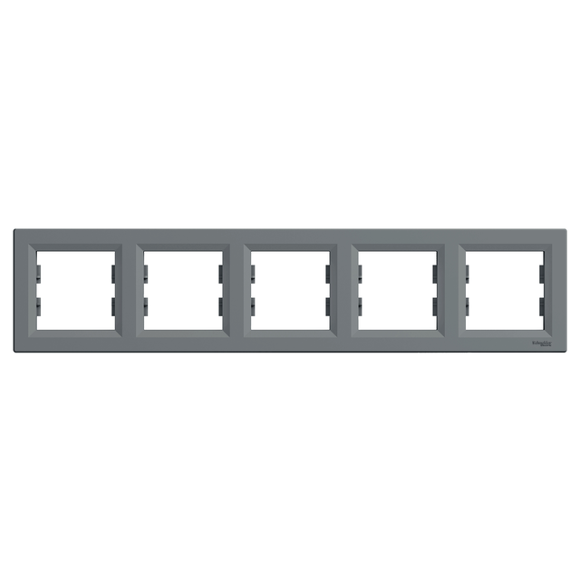 Asfora, ramka 5-krotna, pozioma, stal