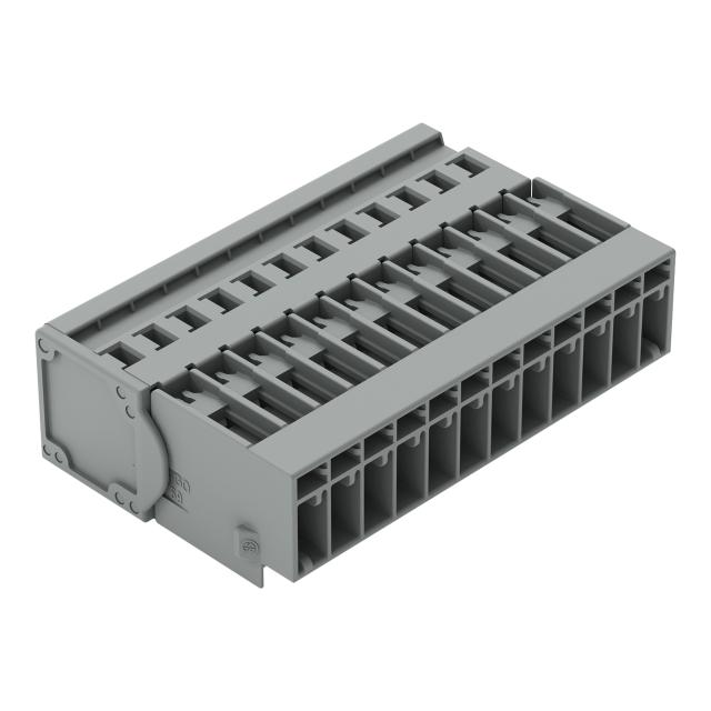 X-COM wtyk 12-biegunowy szary raster 5 mm /25szt./ WAGO