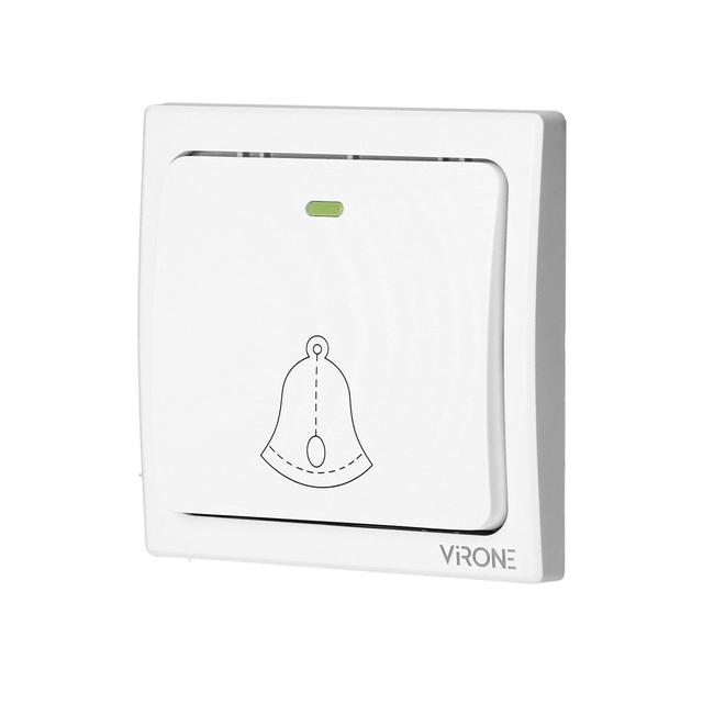 Przycisk bezprzewodowy bezbateryjny do rozbudowy dzwonka WAYO AC DB-3PD ORNO