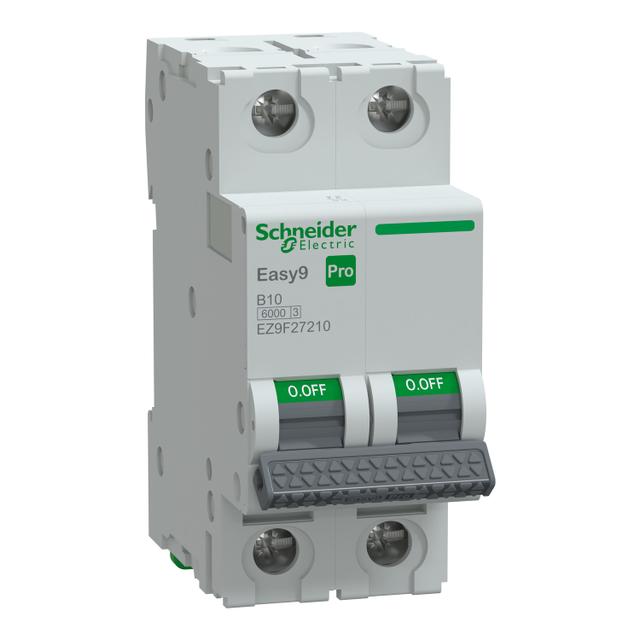 Wyłącznik nadprądowy Easy9 PRO 6kA 2P B10A EZ9F27210 Schneider