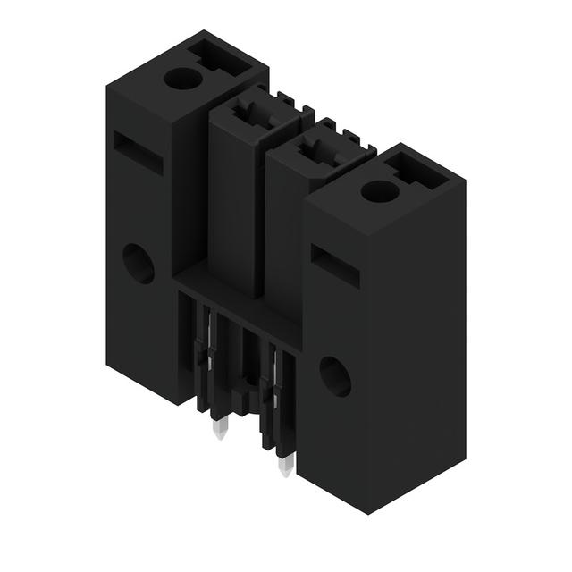 BVL 7.62HP/02/180SFI 3.5SN BK BX Wtyki PCB (złącza płyty), 7.62 mm, Liczba biegunów: 2, kąt odejścia: 180° /100szt./ 1928840000 WEIDMÜLLER