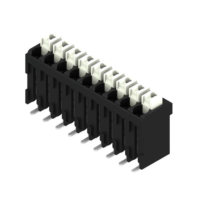 LSF-SMD 3.50/09/180 SN BK RL Zacisk płytki drukowanej, 3.50 mm, Liczba biegunów: 9, Kierunek odejścia przewodu: 180°, PUSH IN /180szt./ 1250440000 WEIDMÜLLER
