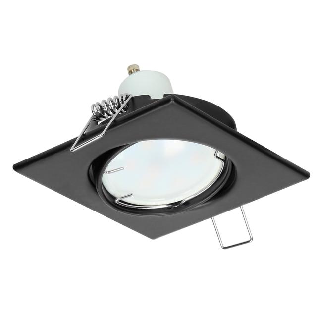 SUTRI SM ramka dekoracyjna oprawy punktowej MR16/GU10 max 50W kwadrat regulowana czarna AD-OD-6178/B