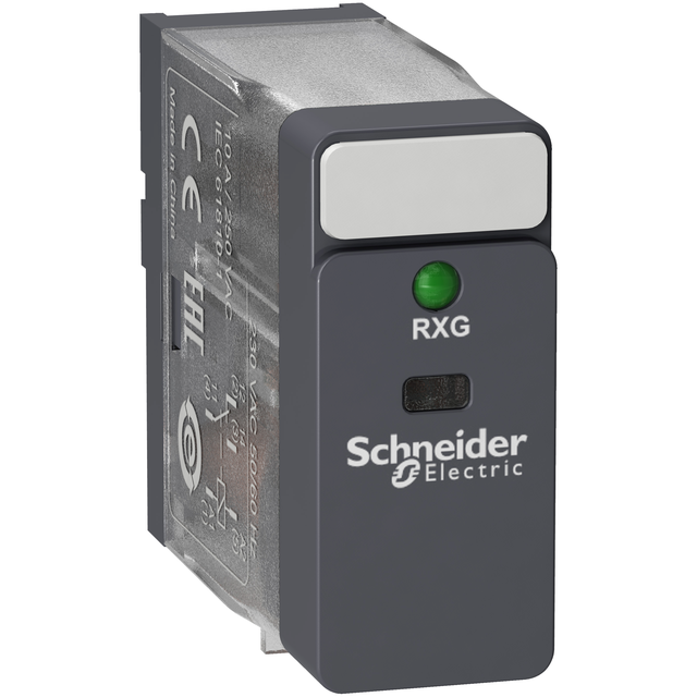Zelio Relay Przekaźnik interfejsowy ze standardową obudową oraz LED 120V AC 10A 1 styk C/O RXG13F7 Schneider