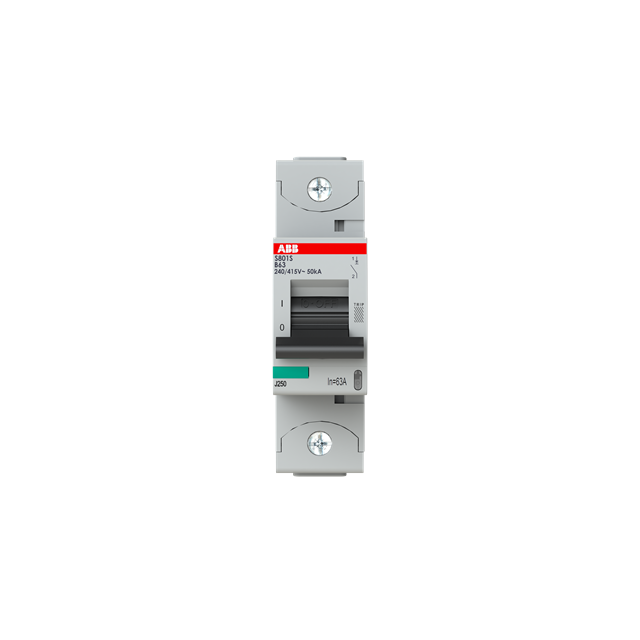 S801S-B63 Wyłącznik nadprądowy 50kA 1P B63A 2CCS861001R0635 ABB