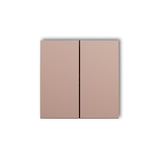 Klawisze podwójne do łączników ICON, MINI (komplet dwóch sztuk) łososiowy 62DKL-2 KARLIK
