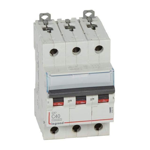 Wyłącznik Nadprądowy S 313 3P C40A 10000A DX3 409258 LEGRAND