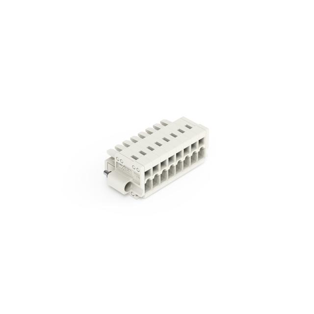 Gniazdo MCS‑MINI Classic 8‑biegunowe jasnoszare raster 3,5mm 734‑108/107‑000 /50szt./ WAGO