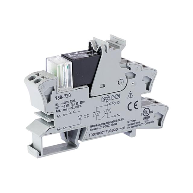 podstawka z przekaźnikiem 24V DC/240V AC 1A półprzewodnikowy