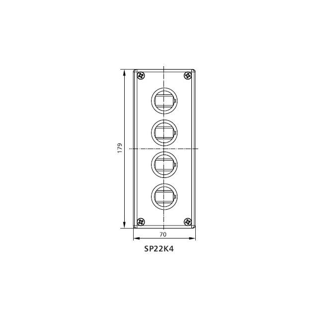 KASETA  4-OTW. SP22K4