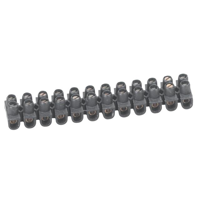 NYLBLOC Listwa zaciskowa 12p 4 mm2 CZARNA, Legrand