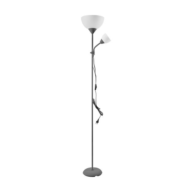 Lampa stojąca podłogowa URLAR 175 cm max 25W E27 max 25W E14 szara LS-2/G ORNO