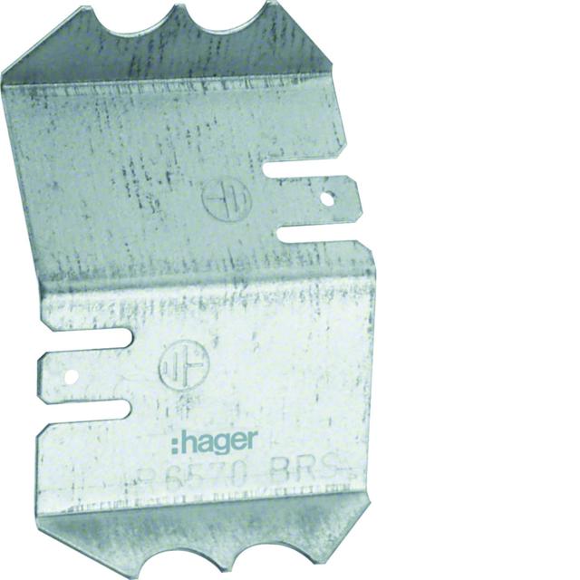 tehalit.BRS Wspornik uziemiający 70mm blacha stal ocynk R6570VERZ HAGER