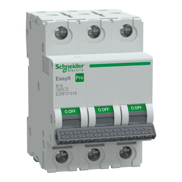 Wyłącznik nadprądowy Easy9 PRO 6kA 3P B16A EZ9F27316 Schneider