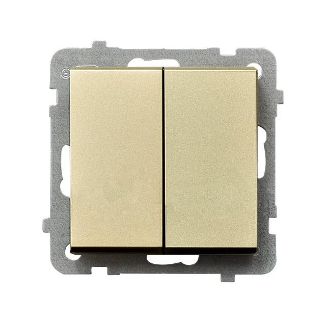 SONATA Łącznik podwójny schodowy - kolor szampański złoty