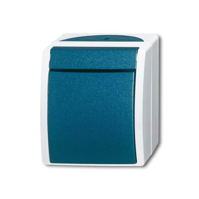 OCEAN Wyłącznik kołyskowy 2-biegunowy IP 44 szary/zielono-niebieski 2CKA001085A1605 ABB