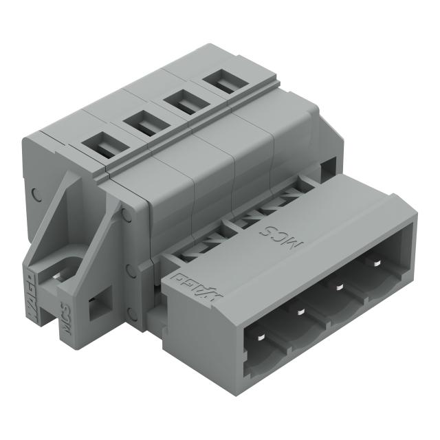 Wtyk MCS-MIDI Classic 4-biegunowy szary raster 5mm /50szt./ 231-604/019-000 WAGO