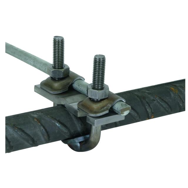 Zacisk kabłąkowy do zbrojenia 8-16/15-25 mm, stal nieocynk.