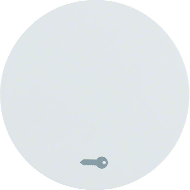 BERKER R.1/R.3 Klawisz nadrukowany symbol klucz do łącznika klaw. pojedyncza biały 16202059 HAGER