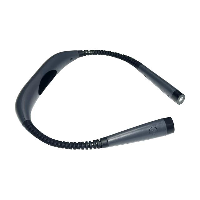 Latarka LED na szyję z akumulatorem Li-po 1000 mAh wybór barwy światła szara