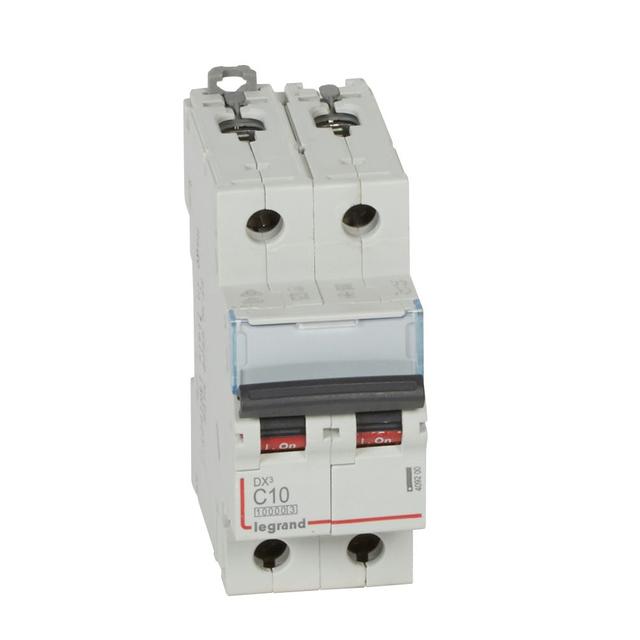 Wyłącznik Nadprądowy S 312 2P C10A 10000A DX3 409200 LEGRAND