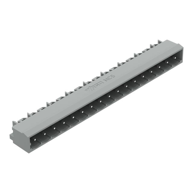 MCS-MIDI Classic wtyk 17-bieg. szary raster 5 mm /50szt./ WAGO