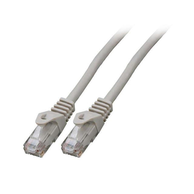 Patchcord RJ45 U/UTP kat. 5e LSZH CCA szary 0,5m