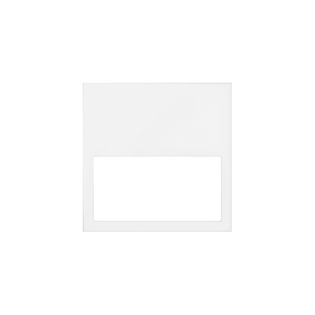 Simon 100 Ramka minimal 1-krotna biały mat