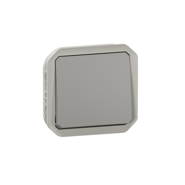 NOWE PLEXO - ŁĄCZNIK SCHODOWY MECHANIZM 10AX - 250 V~ SZARY