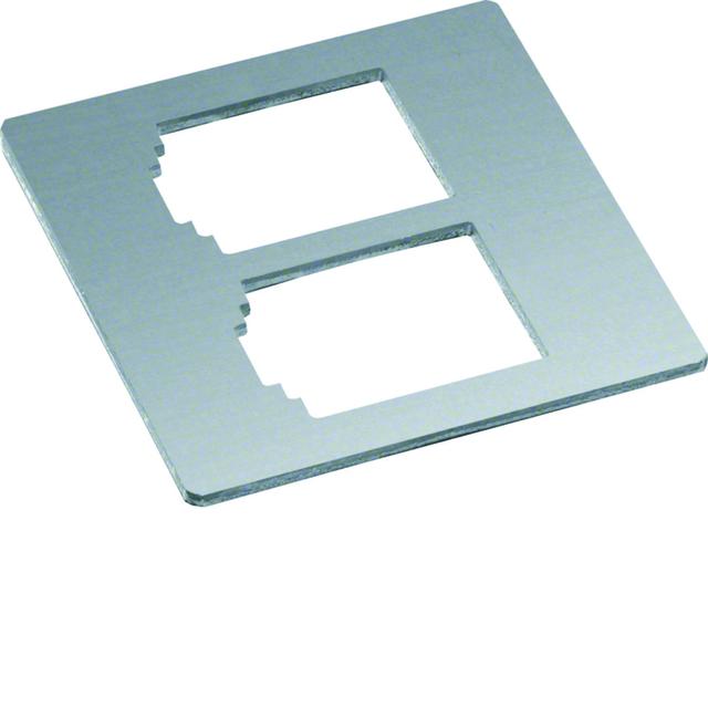 tehalit.VE-EE Płytka montażowa RJ45 19,5X14,8mm aluminium GBVDM032 HAGER
