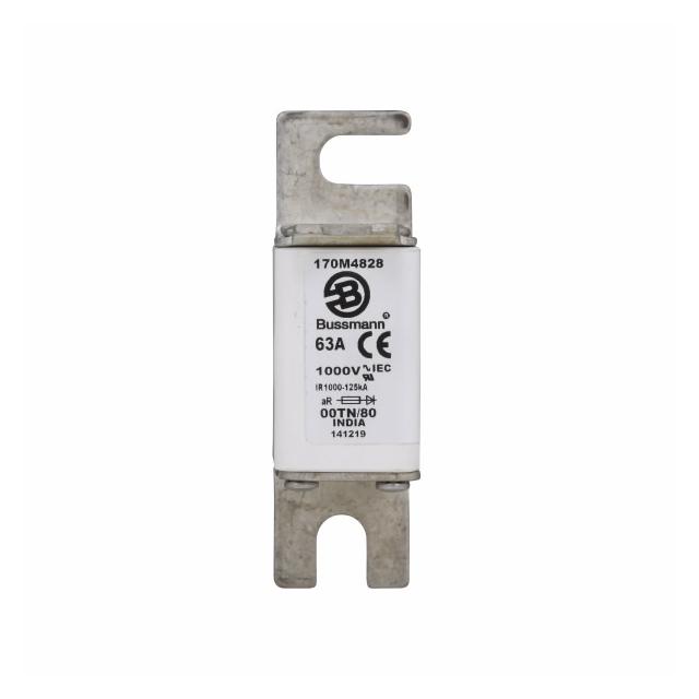 63A 1000V 00TN/80 aR INDICATOR FUSE Wkładka szybka 63A AC 1000V rozmiar 00 30x47x98 mm aR D 170M4828