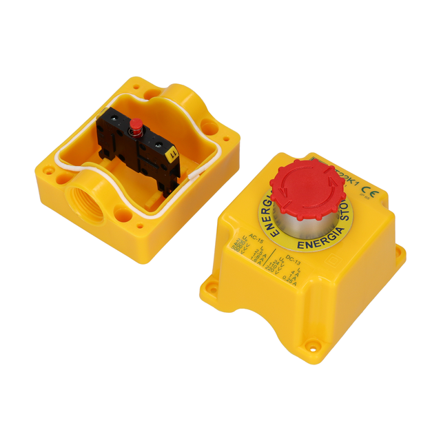 KASETA KOMPLETNA 1-OTWOROWA Z PRZYCISKIEM B I 2 DŁAWNICAMI M20