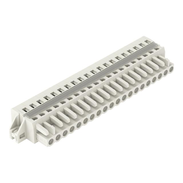 Gniazdo MCS‑MIDI Classic 20‑biegunowe jasnoszare raster 5mm 721‑120/027‑000 /10szt./ WAGO