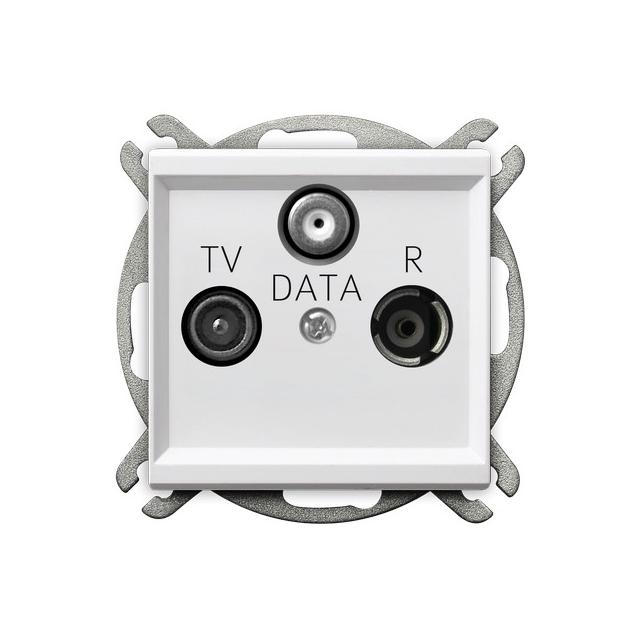SONATA Gniazdo antenowe RTV-DATA kolor biały GPA-RD/m/00 OSPEL