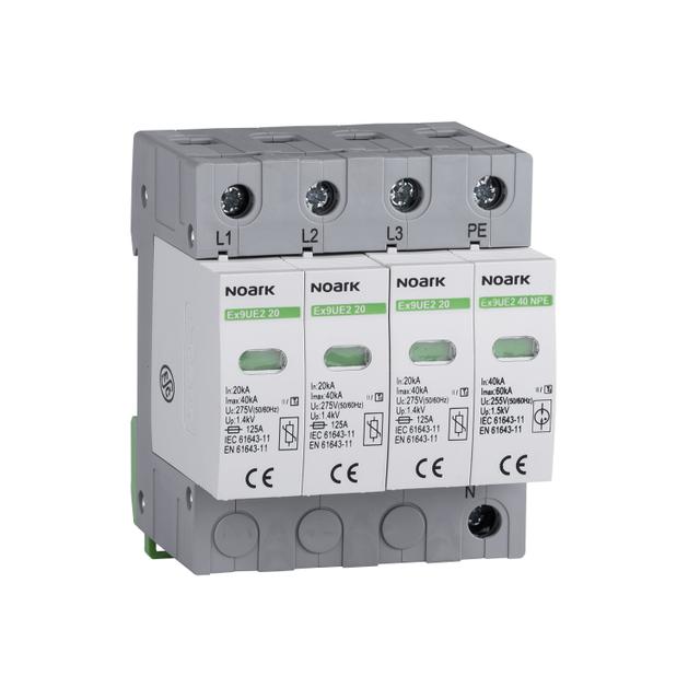 Ex9UE2 20R 3PN 440 Ogranicznik przepięć typ T2 440V AC 20kA wymienna wkładka 3P+N styk pomocniczy