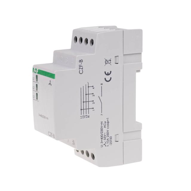 CZUJNIK ZANIKU FAZY, STYK: 1Z , I=10A,2 MODUŁY