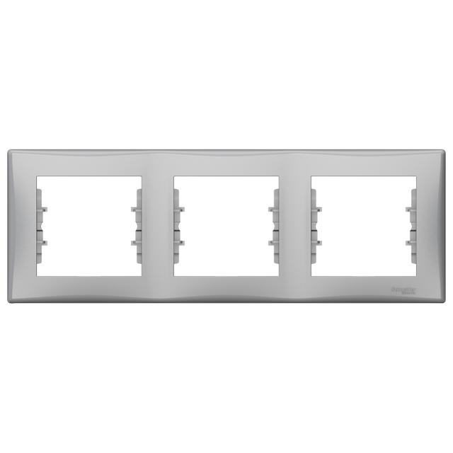 Ramka 3-krotna pozioma aluminium