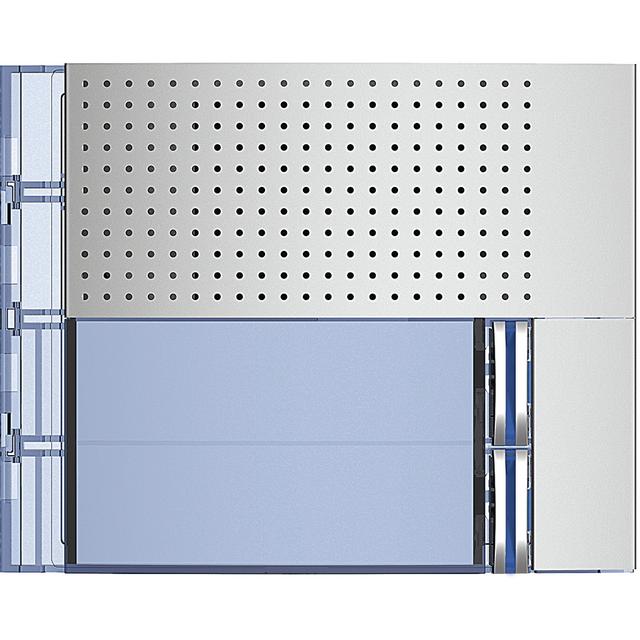 Sfera: Plakietka Modułu Fonicznego Podstawowego - 2 Przyciski - Aluminium 351021 LEGRAND