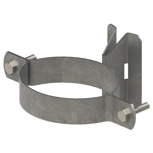 Uchwyt na rurę Fi 160 słup wirowy (metalowy)