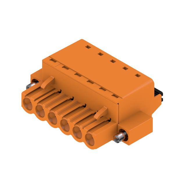 BLF 5.00HC/06/180F SN OR BX Wtyk PCB (złącze wiązki), 5.00 mm, Liczba biegunów: 6, PUSH IN, Złącze sprężynowe /42szt./ 1017470000 WEIDMÜLLER
