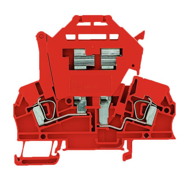 WEIDMULLER ZSI 2.5 RT Zacisk bezpiecznika, Złącze sprężynowe, element bezpiecznikowy, bez LED, do poprzecznych złącz wtykowych, wolne z jednej strony, złącze sprężynowe, 2. /50szt./ 1315780000 WEIDMÜLLER