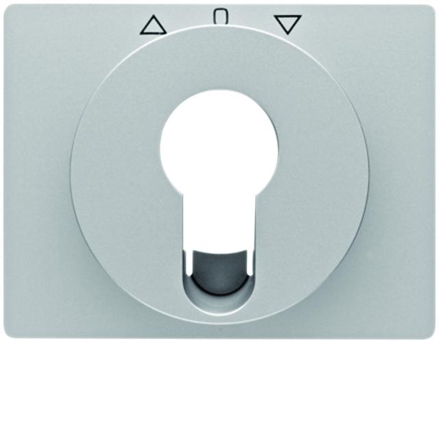 BERKER K.5 Płytka czołowa do łącznika żaluzjowego obrot. na klucz aluminium 15047103 HAGER